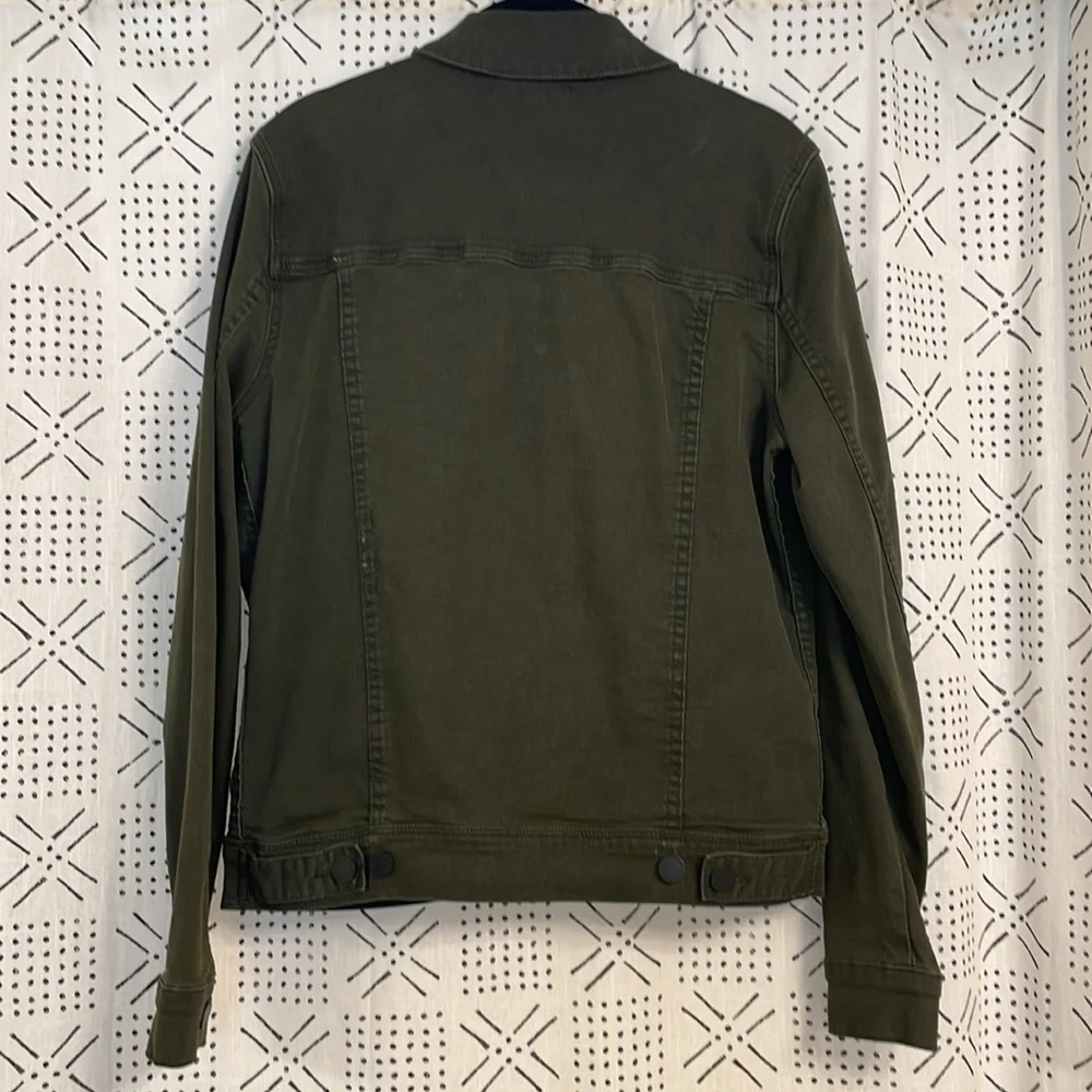 ARTICLES OF SOCIETY Army Green Denim Jacket - Picture 5 of 8